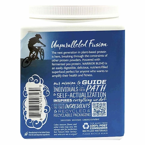 Sunwarrior Organic Protein Warrior Blend Vanilla Flavour Dietary Supplement 375g