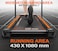 SKY LAND Treadmill, 2-In-1 Under Desk Treadmill: Foldable 2.5 HP Walking Pad And Running Machine For Home And Office With Remote Control, Super Slim Mini Quiet Home Treadmill - EM-1294 (Black-Orange)