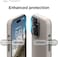 elago Glide Magnetic for iPhone 15 Pro case cover Magsafe Compatible Slim Shockproof Full Body Protection - Stone &amp; Medium Grey