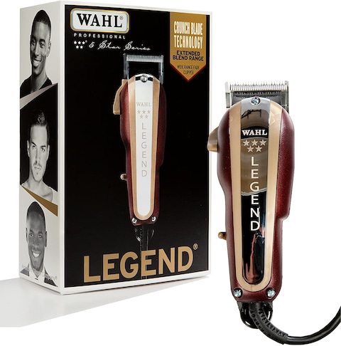 Buy Wahl Professional New Look 5-Star Legend Clipper 8147 - The Ultimate Wide-Range Fading Clipper With Crunch Blade Technology - Includes 8 Attachment Combs in UAE