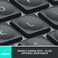 Logitech MX Keys Mini Minimalist Wireless Illuminated Keyboard, Compact, Bluetooth, Backlit, USB-C, Arabic Keyboard - Graphite