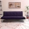 In House Sandi 2 In 1 Sofabed Velvet Upholstered - Dark Purple