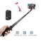 Generic-Selfie Stick Aluminum Alloy BT Phone Selfie Stick Free Retractable Rod