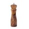 Billi Wooden Refillable Manual Salt and Pepper Mill Grinder with Stainless Steel Grinding Mechanism, 8 Inch (Brown)