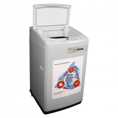 AFRA Fully Automatic Top Load Washing Machine 7KG, White, Large Tub Capacity, Intelligent Stain Remover, G-MARK, ESMA, ROHS, And CB Certified, 2 Years Warranty