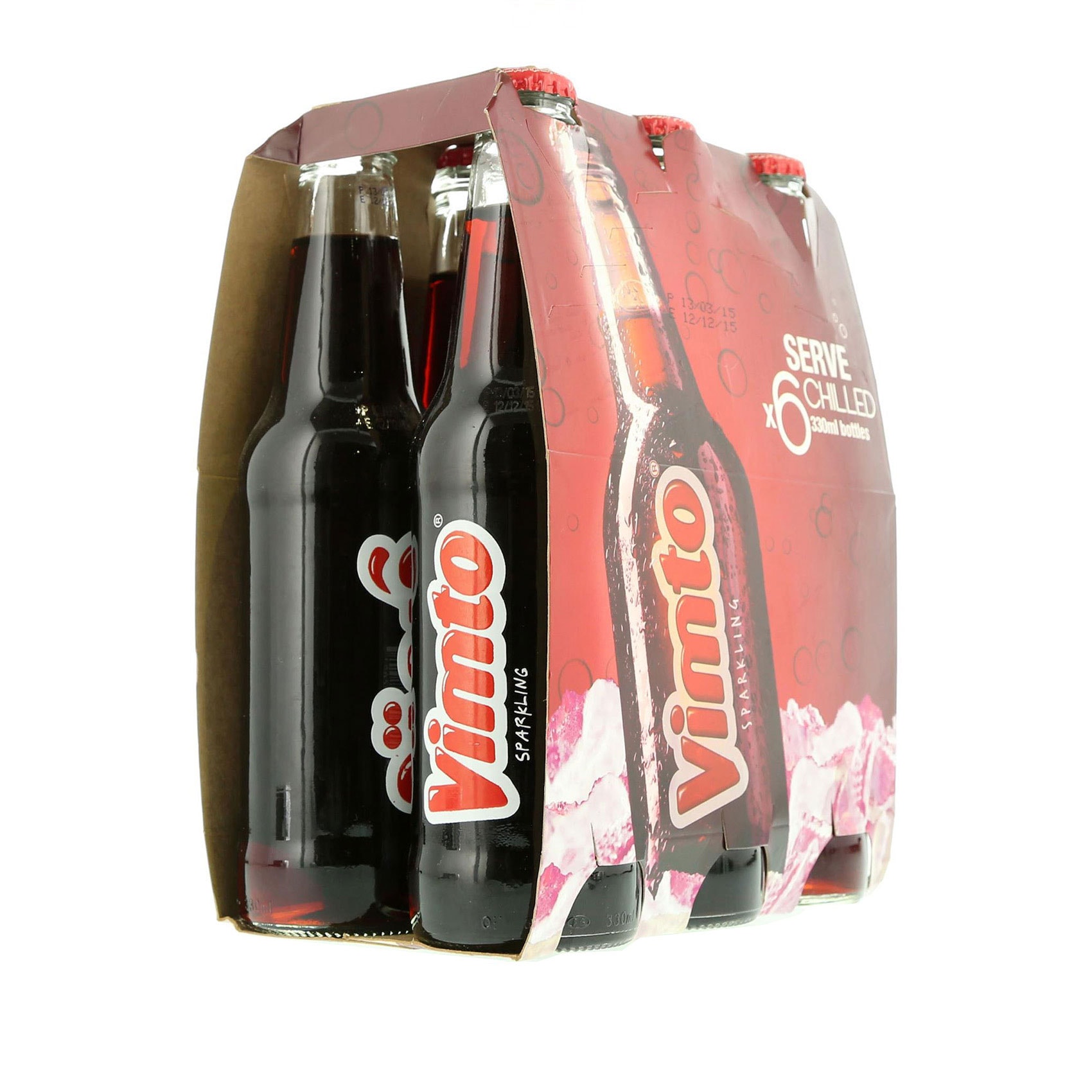 Vimto Drink Sparkling Fruits Flavor Glass 330 Ml 6 Pieces product thumbnail 3