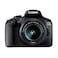 Canon EOS 2000D SLR Camera with EFS 18-55 DC III Lens Black