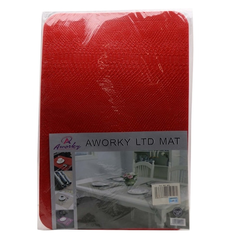 Aworky 01 N005013 PVC Mat 45x30 Red