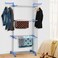 3 Layer Cloth Drying Stand, Laundry Rack Stand (Blue)