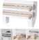 Triple Paper Stand/Dispenser with Cutter for Foil, Tissue and Nylon, KHAKHI