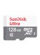 SanDisk - Ultra microSDXC UHS-I Class 10 Memory Card 128GB Grey/White