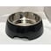 Nutrapet Melamine Round Bowl Black XL:27 *9Cms 1400/ml47.2oz