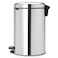 Brabantia Newicon Pedal Bin Silver 20L
