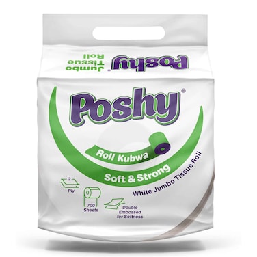 Poshy Jumbo Toilet Tissue Roll 1 Piece