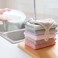 Decdeal - Kitchen Dish Cloth Cleaning Cloth Hanging Wash Cloths Household Washing Towels Special Absorbent Kitchen Cleaning Tool