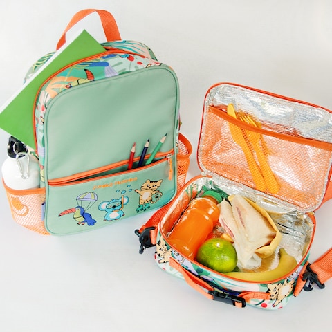 Bookbag and lunch box hotsell