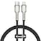 Baseus USB-C to Lightning Fast Charging Data Transfer Cable Type-C PD 20W Cafule Series Fast Power Delivery 25cm Black