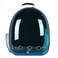 Blue shading Pet Backpack Dog cat bag Transparent  Carrier Travel Bag Designed for Travel Hiking Walking Outdoor Use