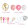 GRAND SHOP 112 Pieces Balloon Garland Kit Balloon Arch Garland for Wedding Birthday Party Decorations (White Pink Rose Gold Gold)