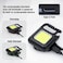 Small LED Flashlight, Rechargeable Keychain Mini Flashlight, 4 Light Modes Portable Pocket Light with Folding Bracket Bottle Opener and Magnet Base for Fishing Walking Camping Outdoor Indoor