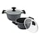 Prestige Essentials Non-Stick Cookware Set Black 11 PCS