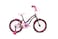 Spartan 18" Barbie Power Bike for Kids ages 3, 4, 5, 6, 7, 8 - Little Girls Bike with Training Wheels, Front and Rear Caliper Hand Brakes, Removable Zippered Bag, Chain Cover -18 Inch Wheels