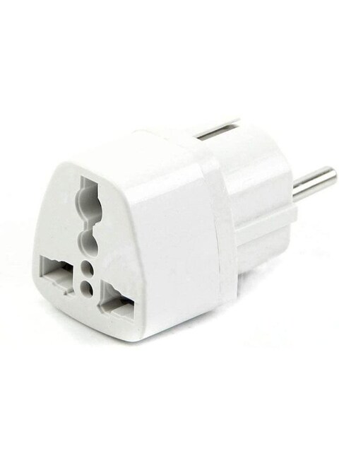 Wtrtr 3-Piece Universal Power Adapter Uk/Us/Au To Eu Travel Converter