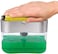 9999 2 In 1 Sponge Rack Shelf Soap Detergent Dispenser Pump, Large Capacity With Sponge (B-Silver)