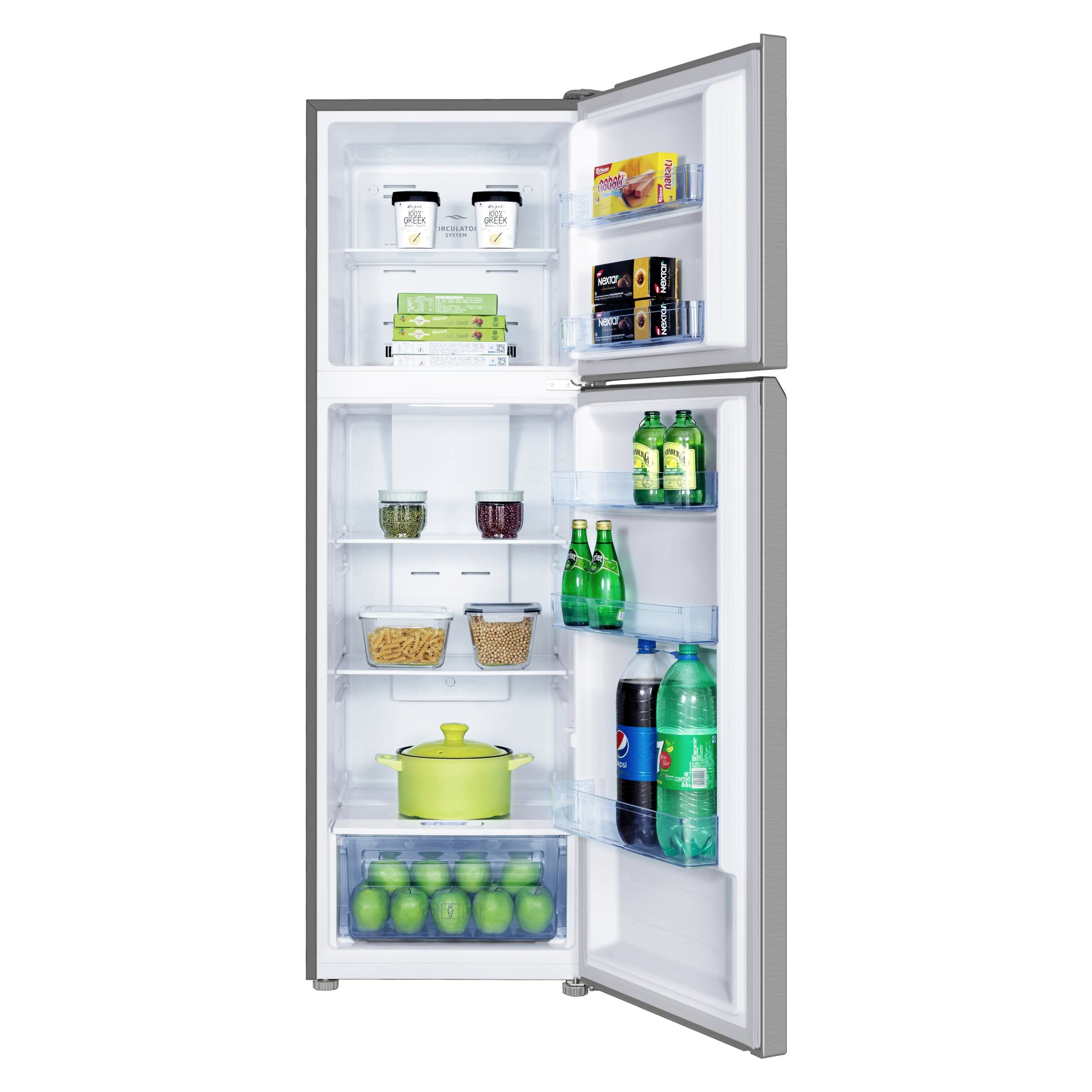 TCL Double Door Top Mounted Refrigerator P324TMN 324L Inox