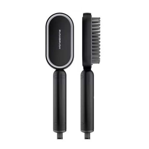 Rush Brush S3 Lite Hair Straightening Brush - Black