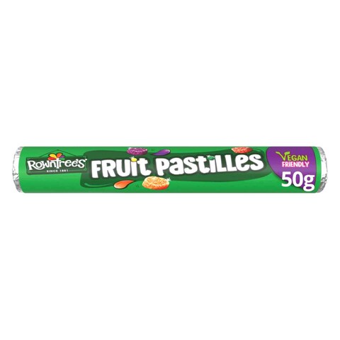 Rowntrees Fruit Pastilles Sweets Tube Candy 50g
