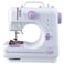 Generic 12 Stitches Multifunction Mini Sewing Machine 0010-54 White