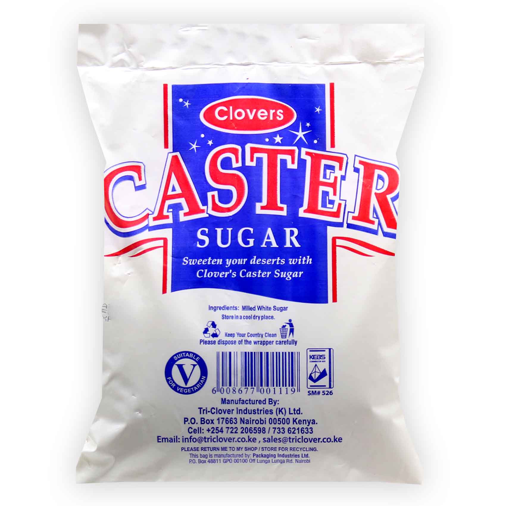 Clovers Caster Sugar 500g
