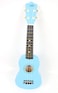 Mike Music HM-21BU Soprano Ukulele Bundle with Bag,Strap, Capo,Extra Strings ,Picks(21 inch, light blue)