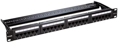 D-Link 24 Port Unshielded Cat6 UTP Fully Loaded Patch Panel