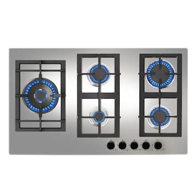Teka EFX 90.1 5G AI AL DR LEFT Gas hob with 5 high efficiency burners in 90 cm of natural gas