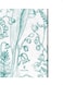 Collins Debden Tara A5 Ruled Notebook - White with Green Floral Design, Wear Resistant Covers and 192 Pages Premium Cream Paper