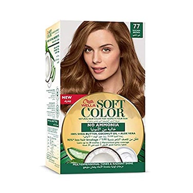 Wella No Ammonia Soft Color Kit 77 Golden Brown 1 Piece