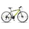 Vaux Swifter-Pro Hybrid Cycle for Men with Dual Disc Brake, 21 Speed Gear Cycle with Hi-Ten Steel Frame, Alloy Rims &amp; 700Cx35 Thin Tyre Cycle, Bicycle for Adults with Age Group 15+ Years - Grey