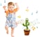 Kidsland Honelevo Dancing Cactus Toy, Shaking, Recording, Singing, Talking Toys, Kids Fun Toys