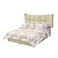 In House Milano Velvet Bed Frame - Single - 200x100 cm - Beige