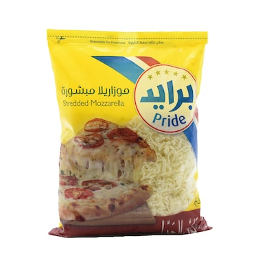 Pride Shredded Analogue Mozarella Cheese 900g