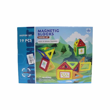 Magnetic Building Blocks - 19 Pieces