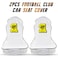 Ittihad Football Club Logo Car Seat Cover Universal Car Seat Dust Dirt Extra Protection Cover For Your Seat 2/Pcs Set