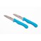 Bergner stainless steel 2pc fruit knife set, blue colour, bg39900bl