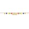 Creative Converting- 1st Bday Muliticolor One Banner 1pcs< >8X9in < >Multicolor< >