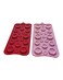 2 Pcs 21.5 Cm*11 Cm Button Silicone Molds Cake Mould DIY Fondant Chocolate Cookie Decoration Tool Cake Decorating Tools Baking Accessories