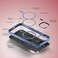 Moxedo Magnetic Protective Case 360 Protection Clear Case Hard PC with Built-in Strong Magnets Compatible with MagSafe Designed for iPhone 13 Pro Max 6.7 inch (Blue)