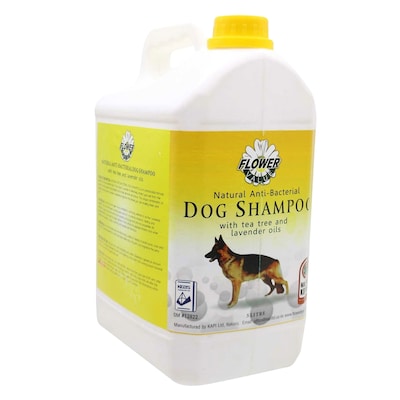 Flower Value Natural Anti Bacterial Dog Shampoo With Tea Tree And Lavender Oil 5L