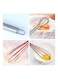 Generic Silicone Egg Beater 12 Inch Household Manual Cake Mixer For Restaurant, Cake Shop And Kitchen Gadgets Multicolor 30.5*7*7cm
